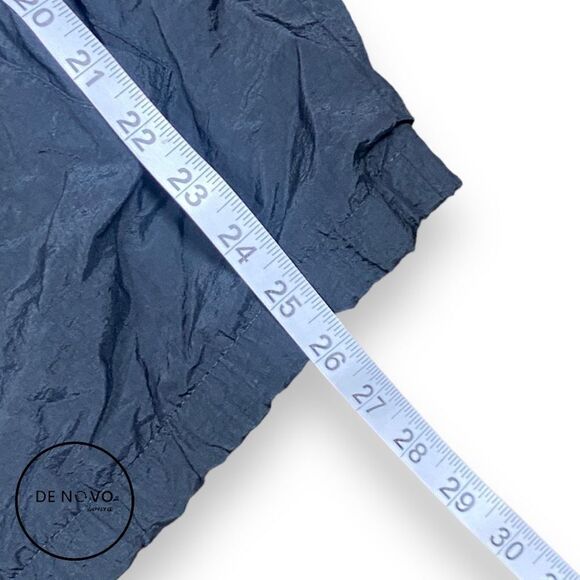 Cheetah Men's Vintage Full Zip Windbreaker Jacket Size Medium Black&blue - Picture 7 of 7